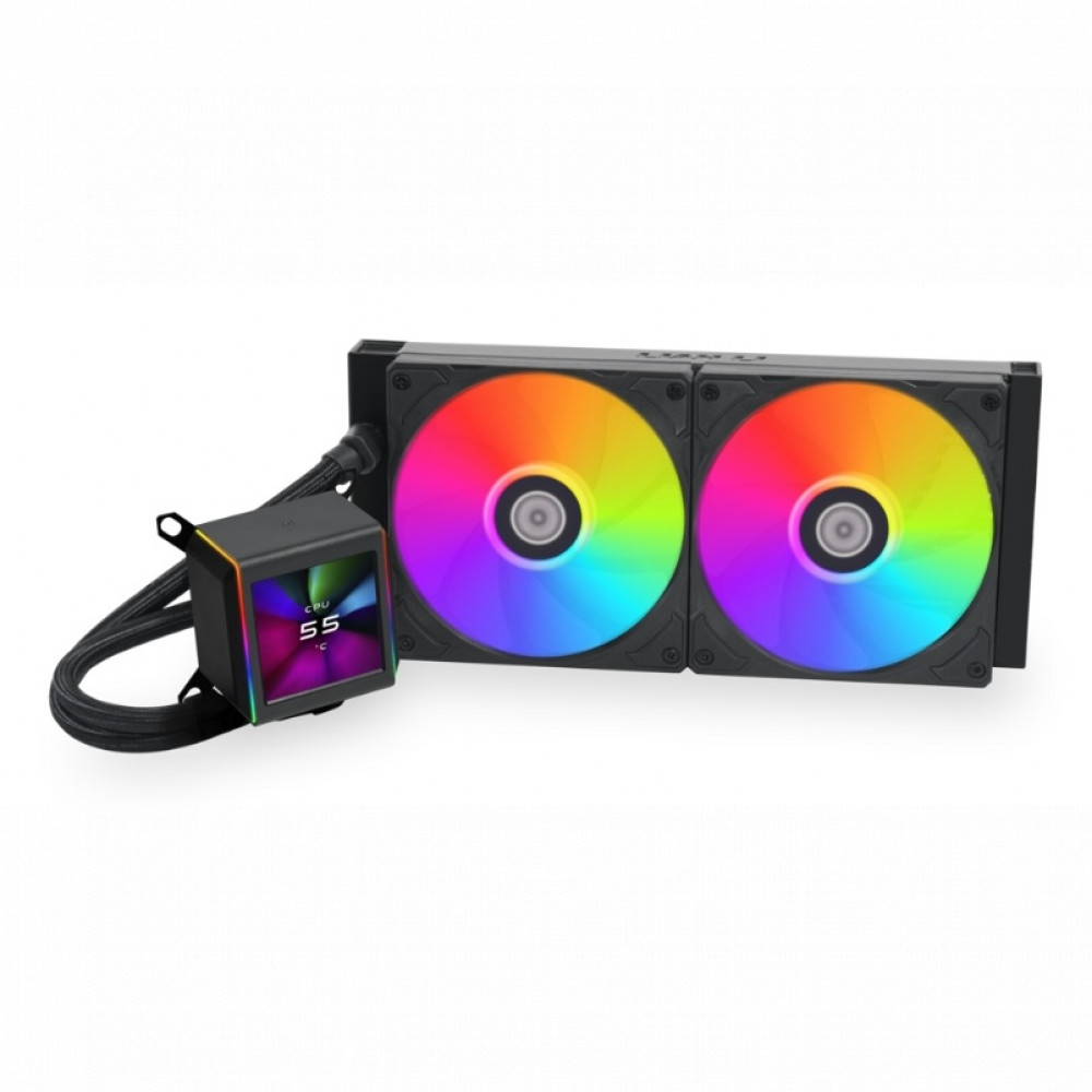 Система охлаждения Lian Li Galahad II LCD 280 Black G89.GA2ALCD28B.00 - миниатюра 3