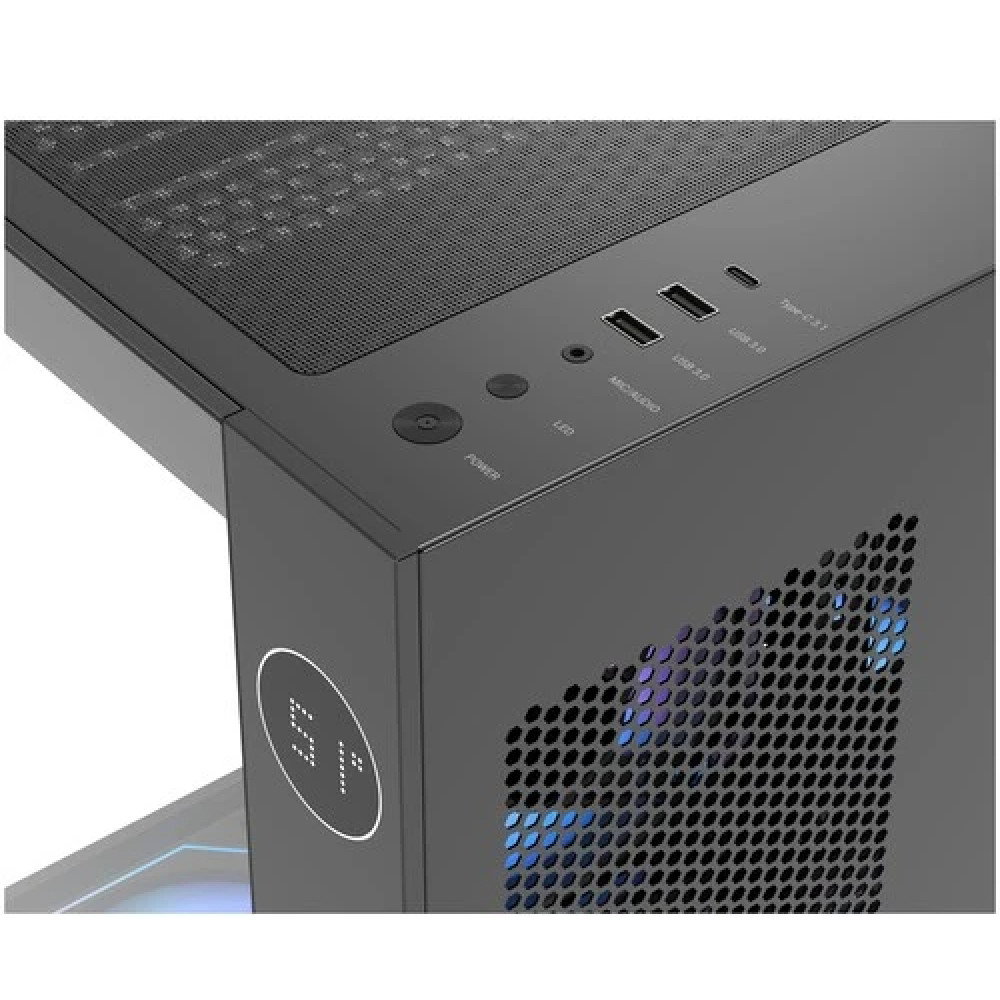 Корпус Ocypus Iota C70 ARGB Black Iota-C70-BKD600XX-GL Mid-Tower - миниатюра 9
