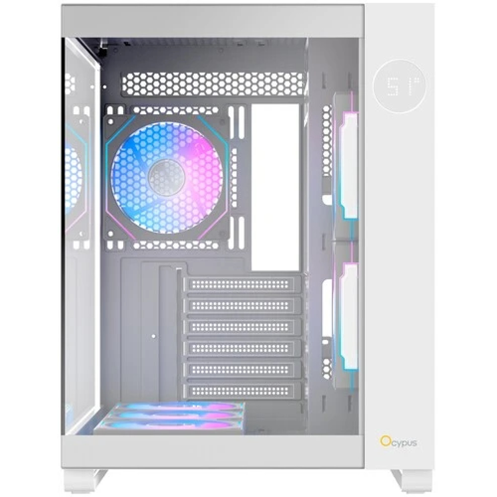 Корпус Ocypus Iota C70 ARGB White Iota-C70-WHD600XX-GL Mid-Tower - миниатюра 8