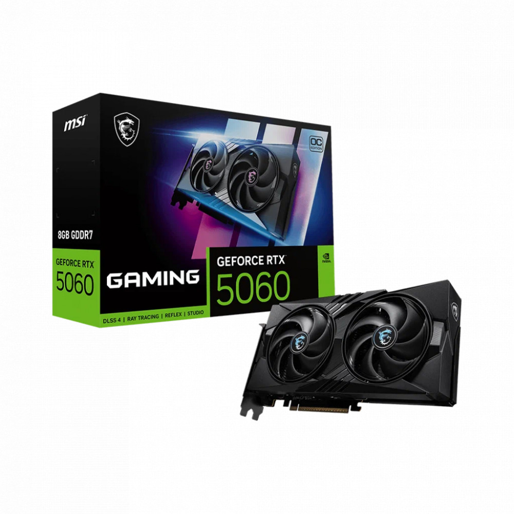 Видеокарта MSI GeForce RTX 5060 8G GAMING OC 8 ГБ - миниатюра 10