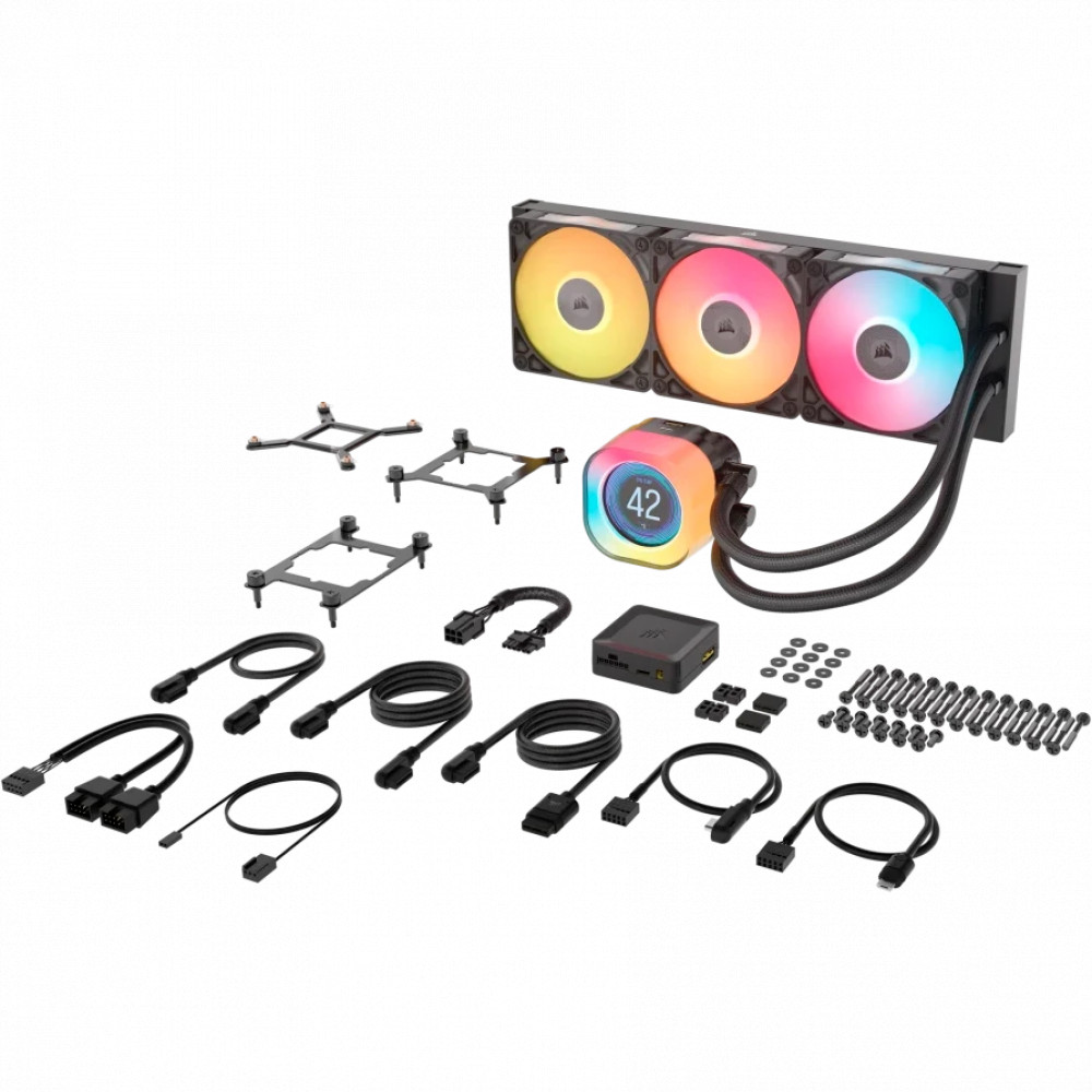 Система охлаждения Corsair iCUE LINK TITAN 360 RX LCD Black CW-9061023-WW Для процессора - миниатюра 10