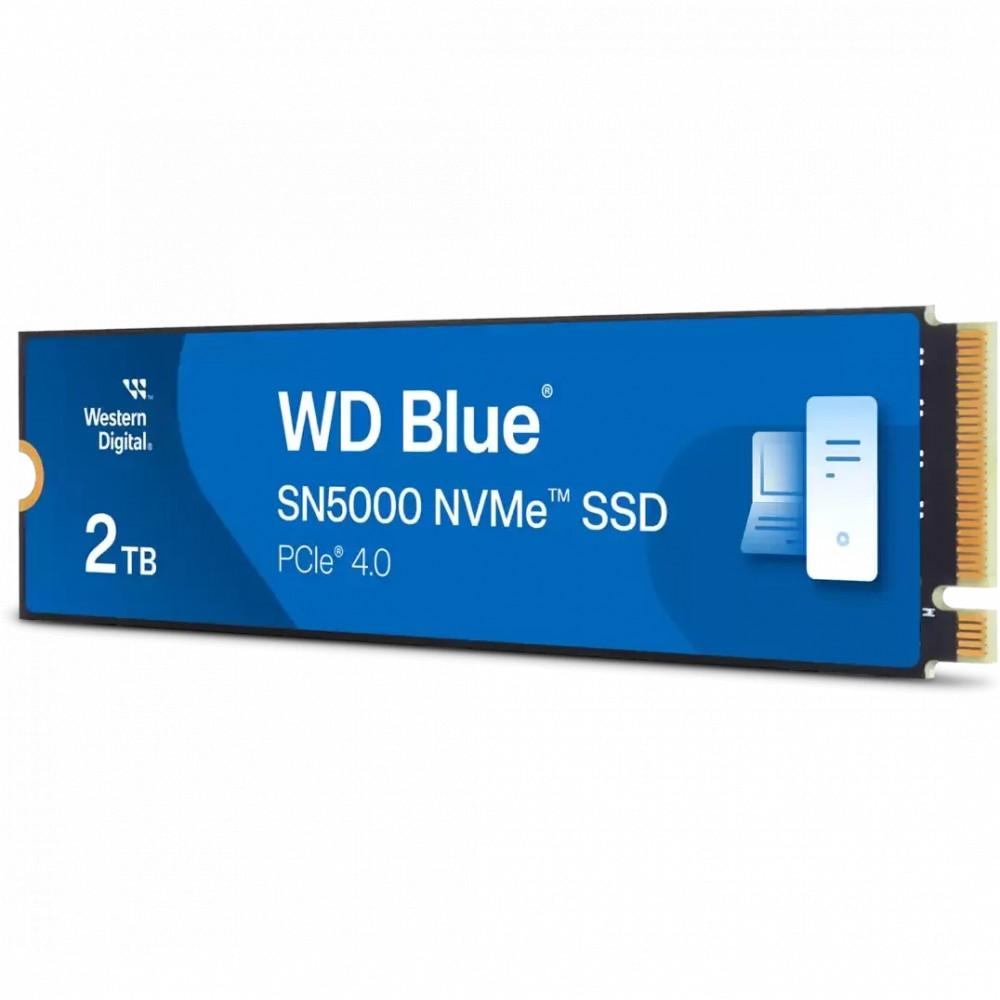 Жесткий диск Western Digital Blue SN5000 WDS200T4B0E SSD (твердотельные), 2 ТБ, M.2, PCIe - миниатюра 4
