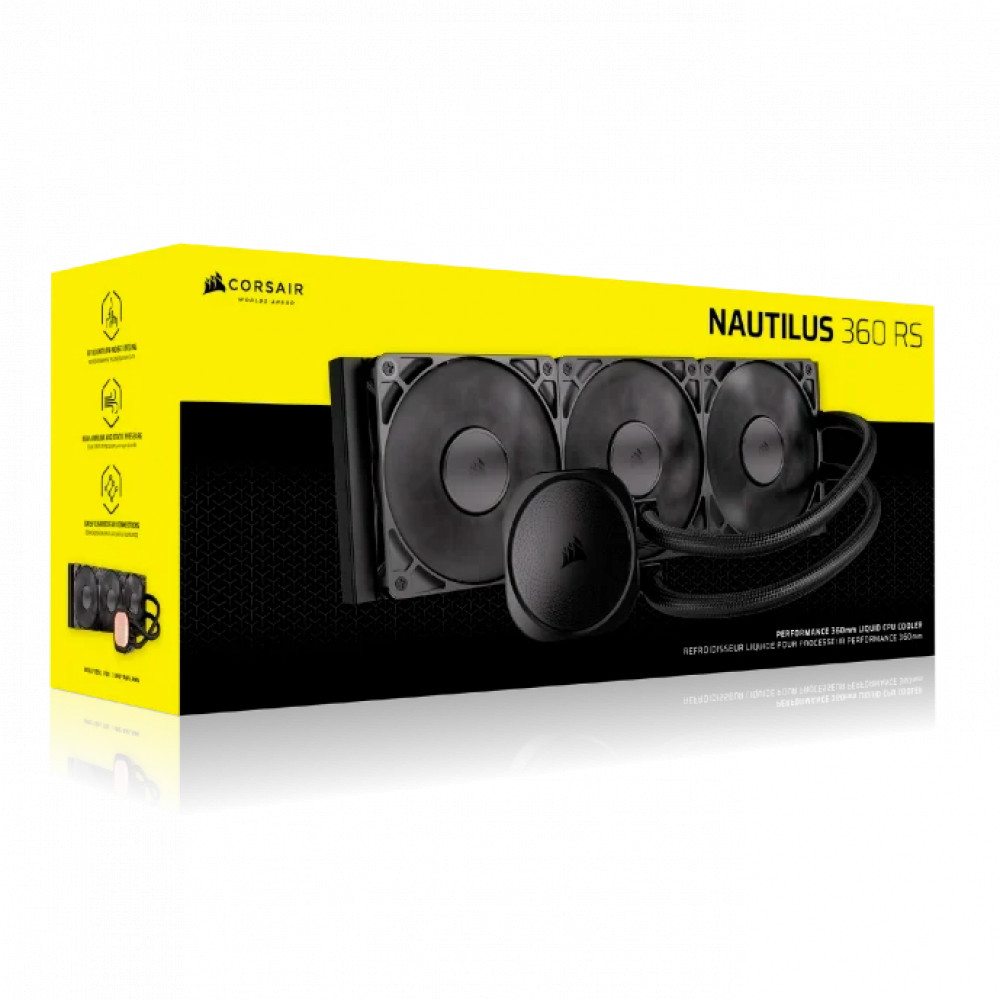 Система охлаждения Corsair NAUTILUS 360 Black CW-9060089-WW Для процессора - миниатюра 10