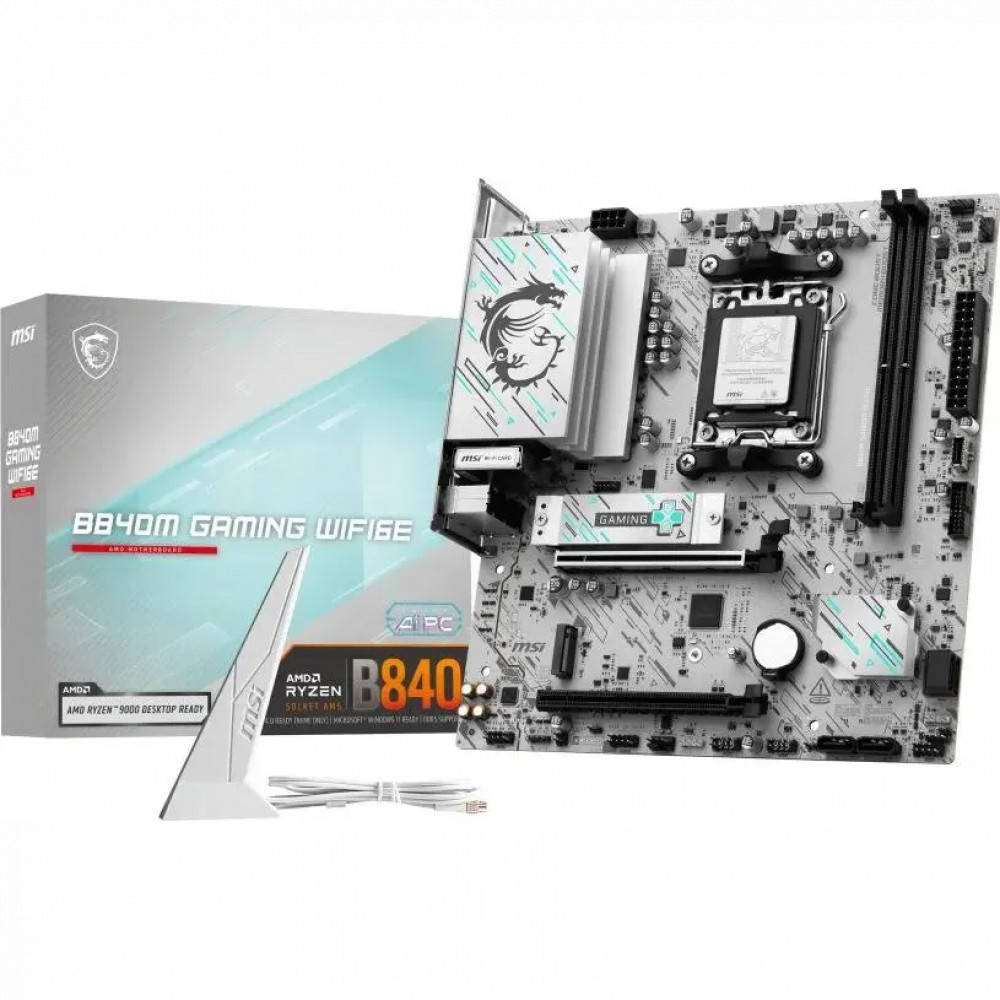 Материнская плата MSI B840M GAMING WIFI6E Micro-ATX, AMD AM5 - миниатюра 5