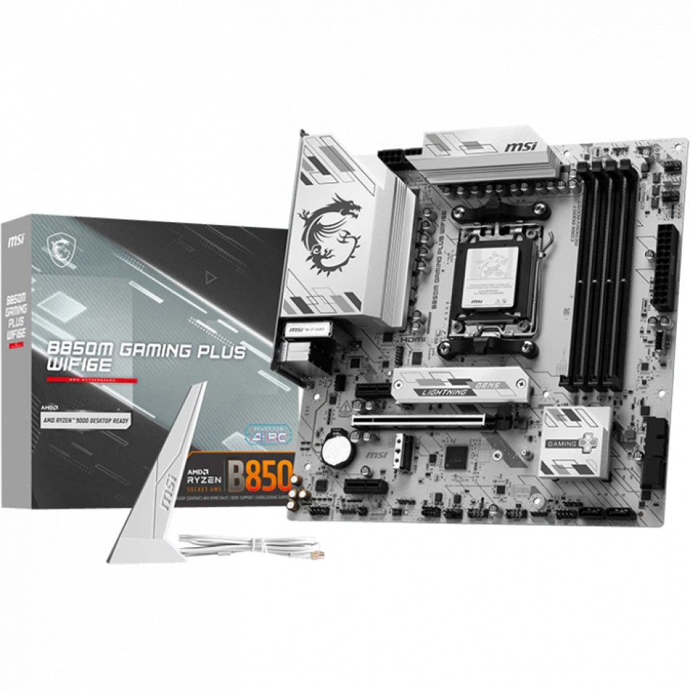 Материнская плата MSI B850M GAMING PLUS WIFI6E Micro-ATX, AMD AM5 - миниатюра 10