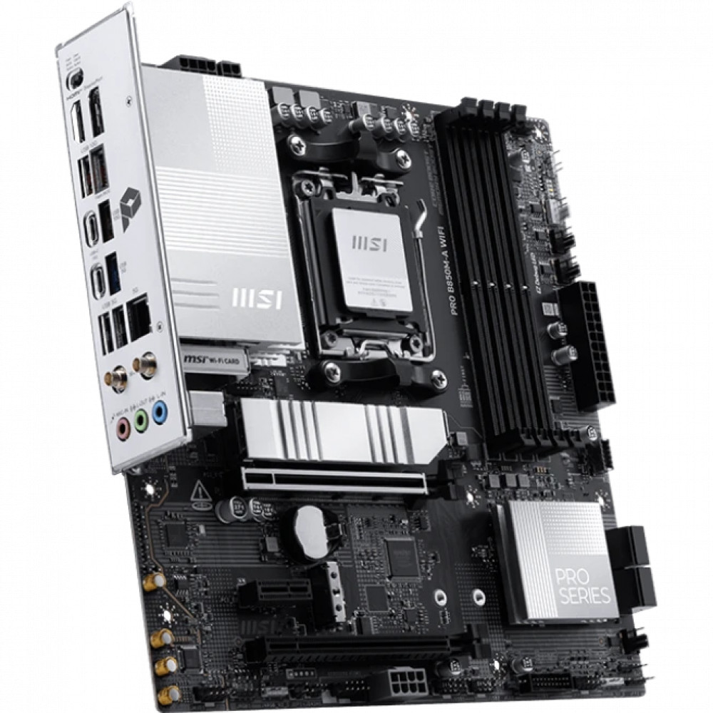 Материнская плата MSI PRO B850M-A WIFI Micro-ATX, AMD AM5 - миниатюра 7