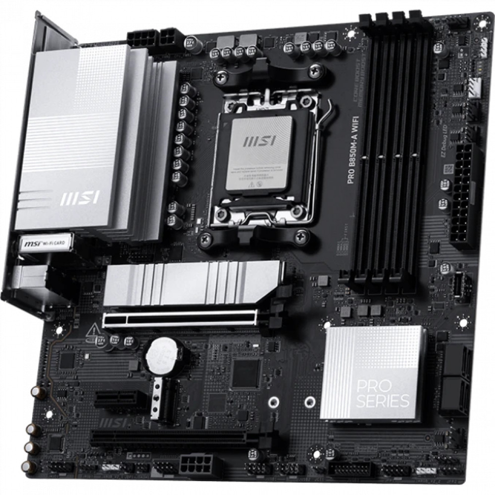 Материнская плата MSI PRO B850M-A WIFI Micro-ATX, AMD AM5 - миниатюра 8