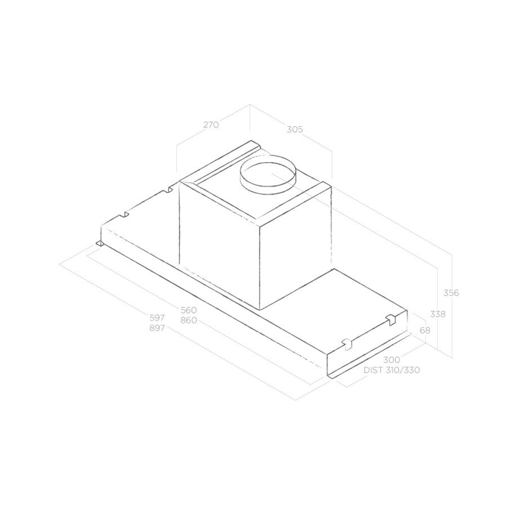 Вытяжка Elica GLASS OUT IX/A/60 GLASS OUT IX/A/60-PRF0109787 - миниатюра 4
