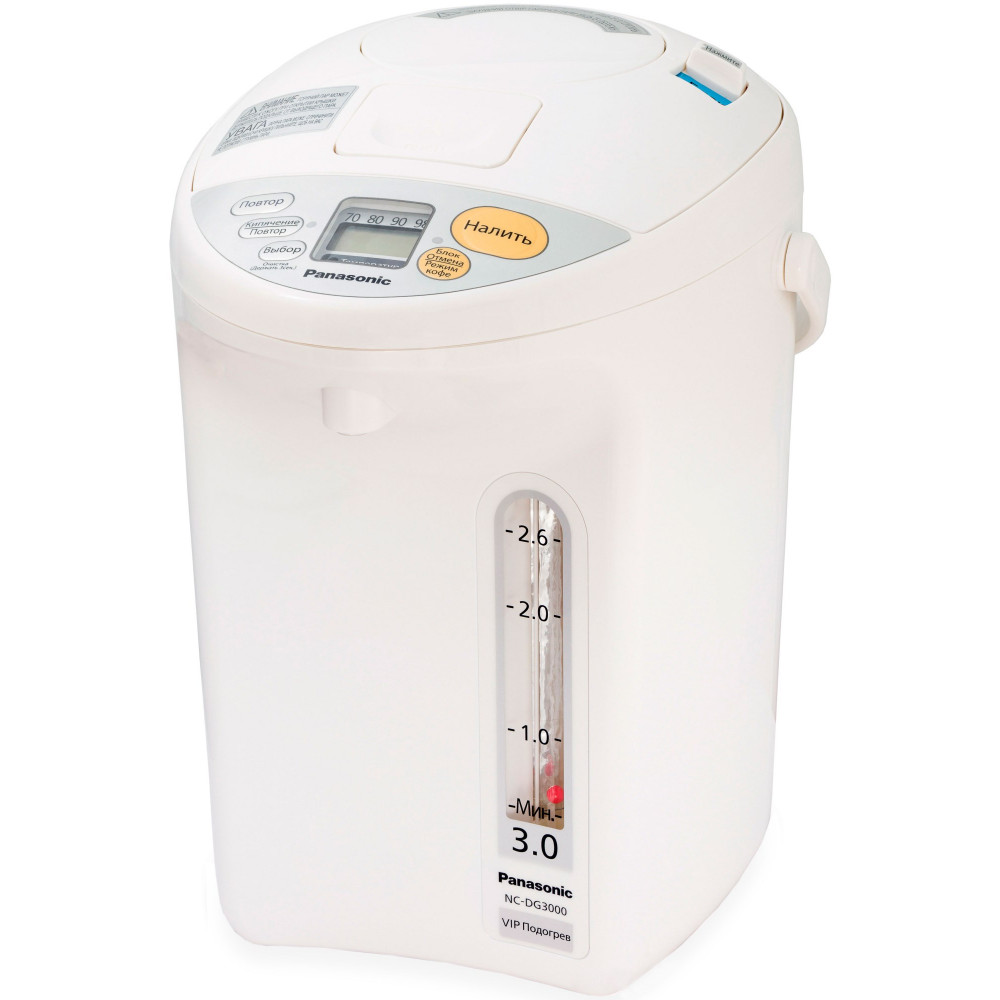 Panasonic NC-DG3000 NC-DG3000WTS Термопот, 3 л., 700 Вт - миниатюра 4