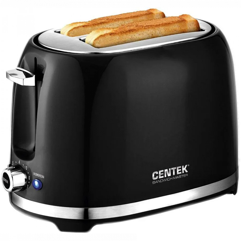 Тостер Centek CT-1432/BLACK 850 Вт - миниатюра 5