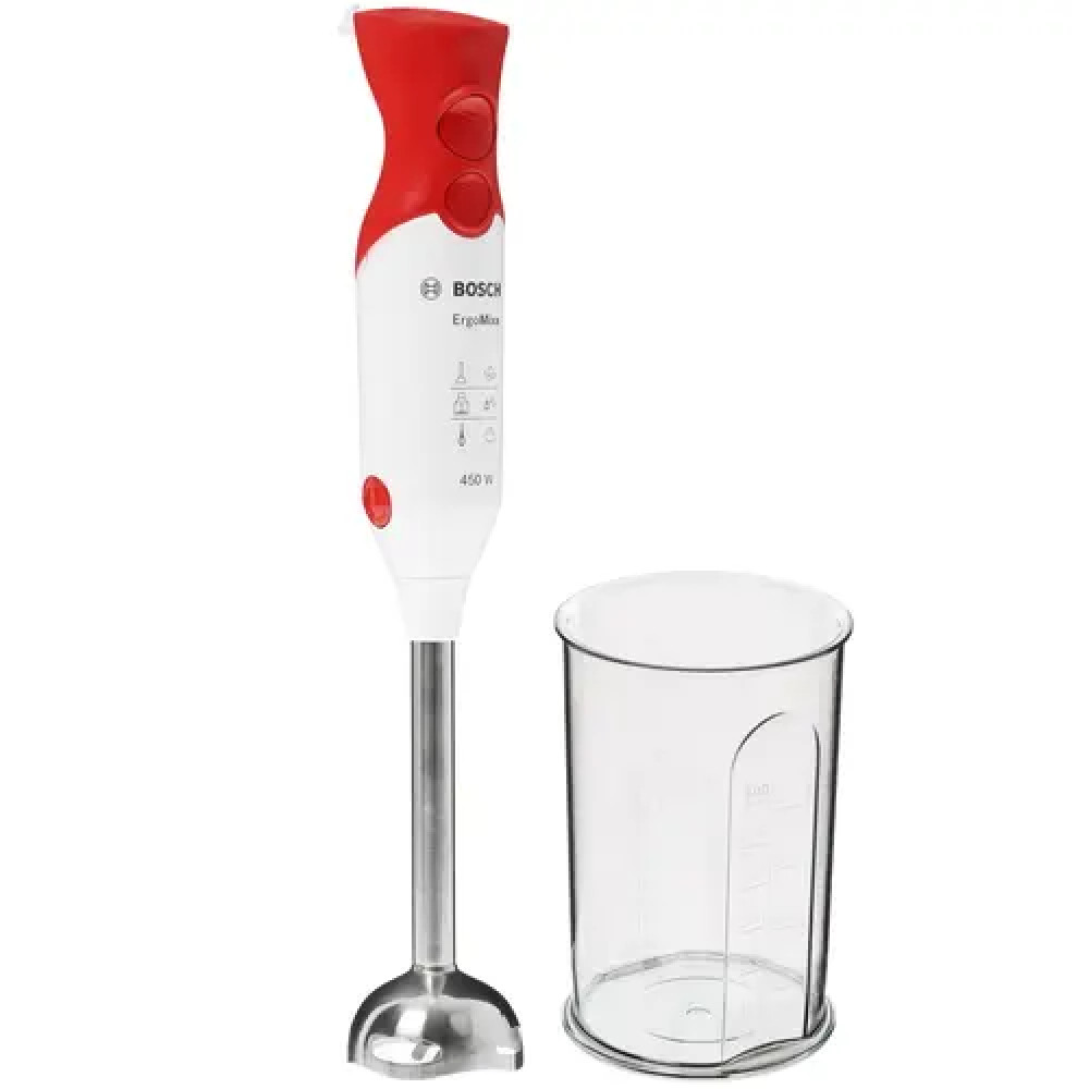 Блендер Bosch MSM64110 White/red Погружной, 450 Вт - миниатюра 5
