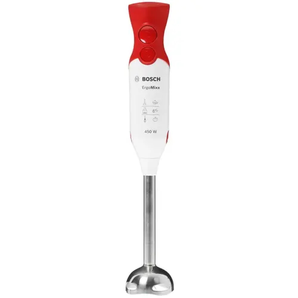 Блендер Bosch MSM64110 White/red Погружной, 450 Вт - миниатюра 6