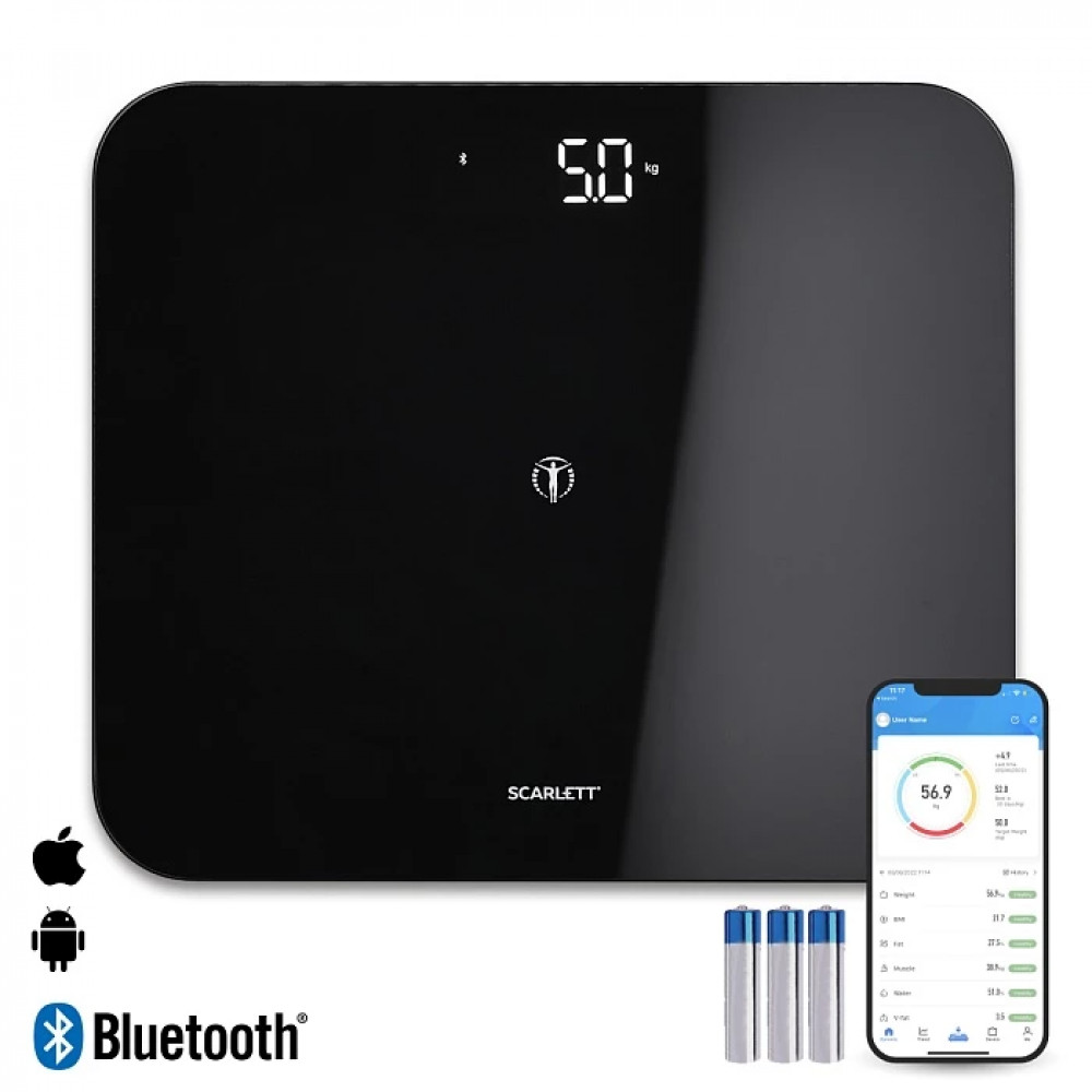 Весы Scarlett SC-BS33ED100 150 кг. - миниатюра 2