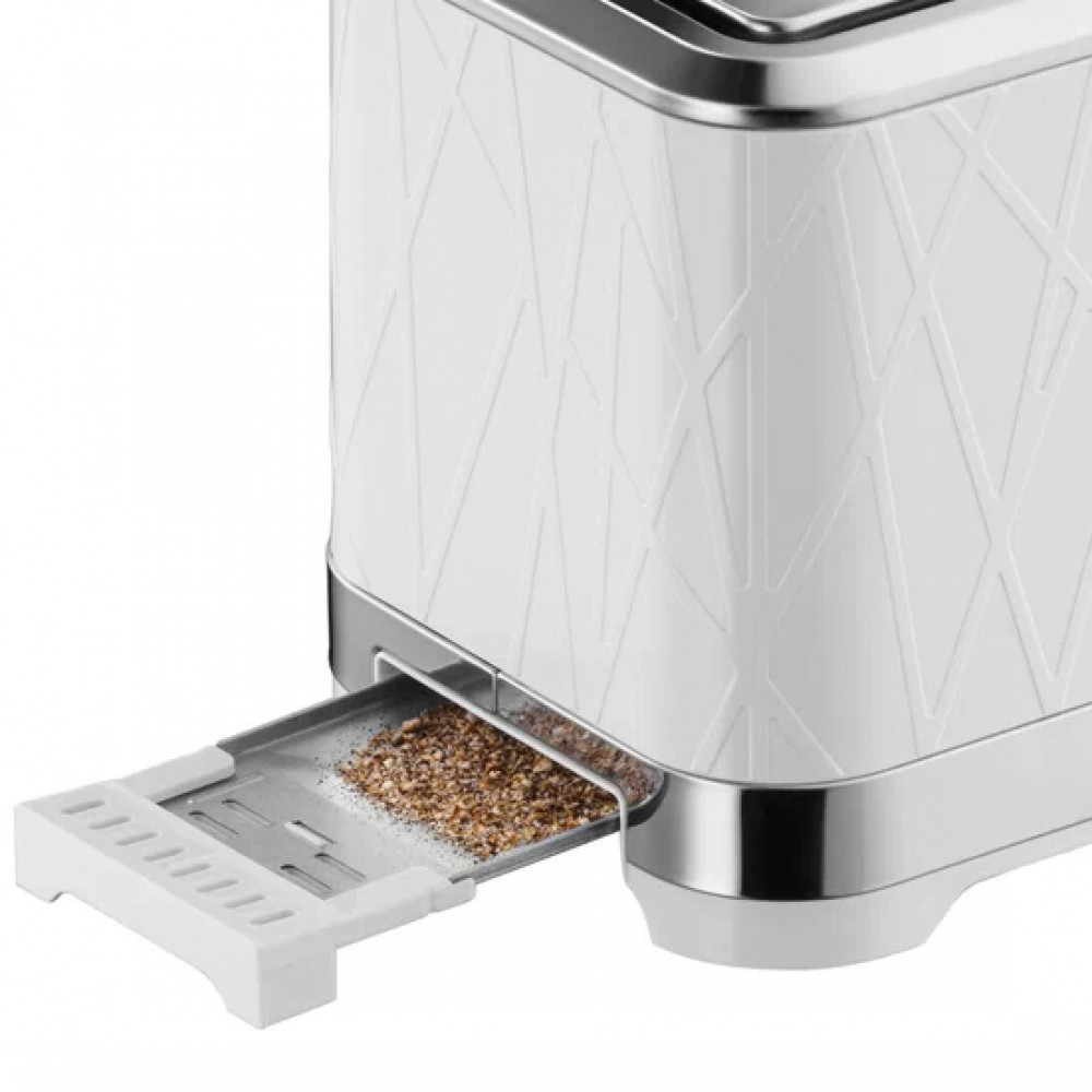 Тостер Russell Hobbs Structure 2S Toaster White 23957036002 1050 Вт - миниатюра 6