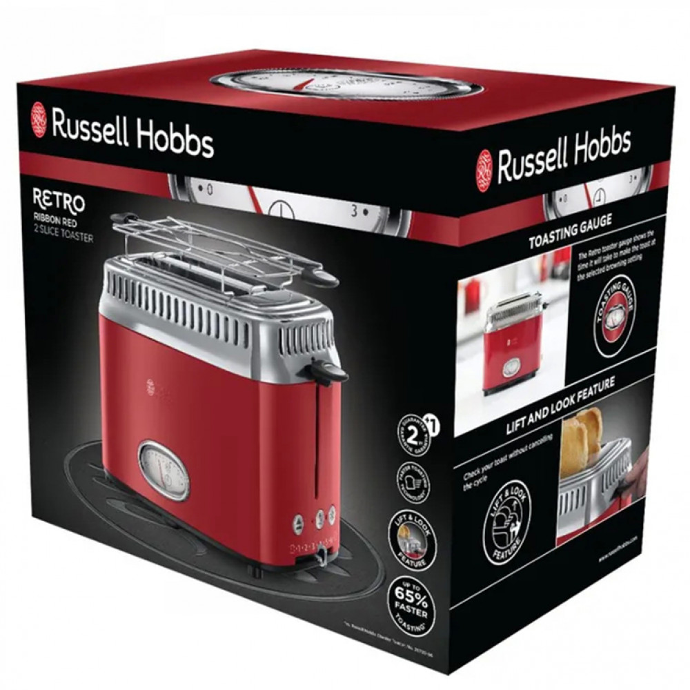 Тостер Russell Hobbs 21680-56 23370036001 1100 Вт - миниатюра 6