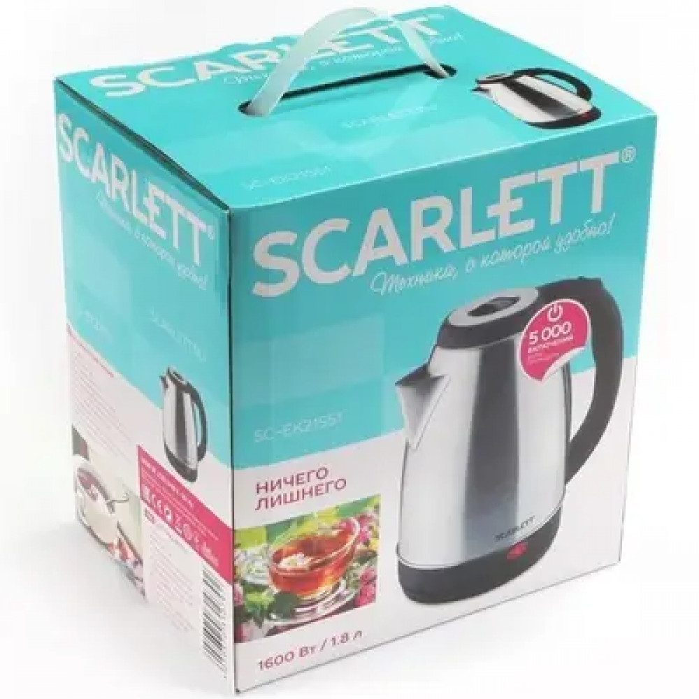 Scarlett SC-EK21S51 Чайник, 1.8 л., 1600 Вт - миниатюра 6