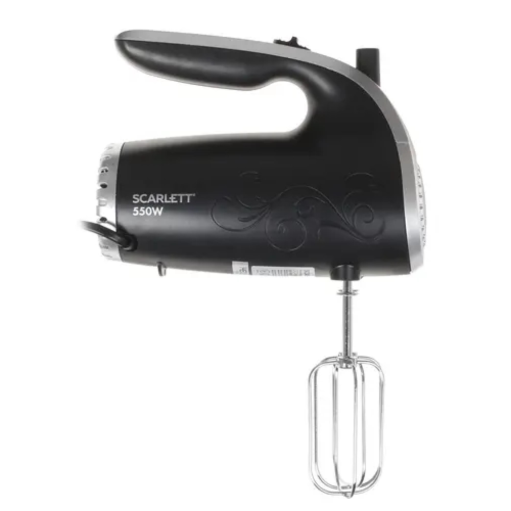 Миксер Scarlett SC-HM40S09 SC-HM40S09 черный Ручной, 550 Вт - миниатюра 8