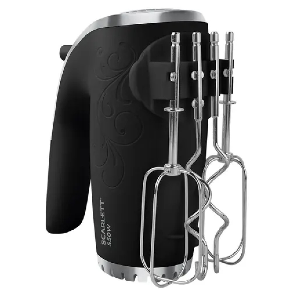 Миксер Scarlett SC-HM40S09 SC-HM40S09 черный Ручной, 550 Вт - миниатюра 10