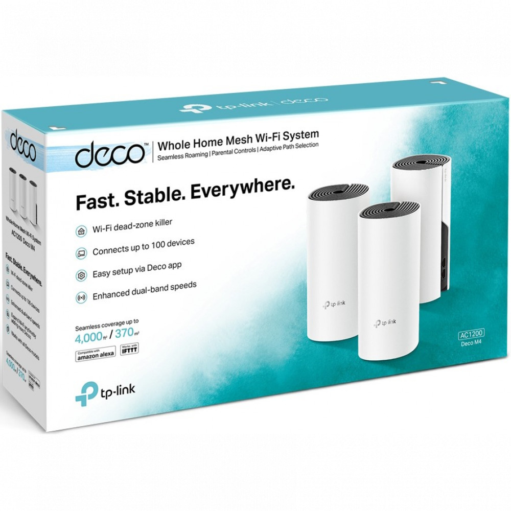 Маршрутизатор для дома TP-Link Deco E4 (3 Pack) DECO E4(3-PACK) - миниатюра 6