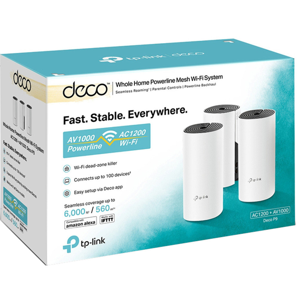 Маршрутизатор для дома TP-Link Deco P9 (3-Pack) Deco P9(3-Pack) - миниатюра 4