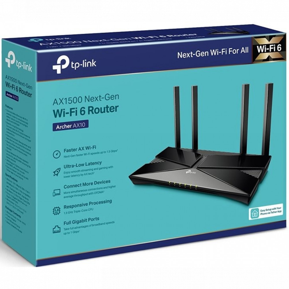 Маршрутизатор для дома TP-Link Archer AX10 - миниатюра 8