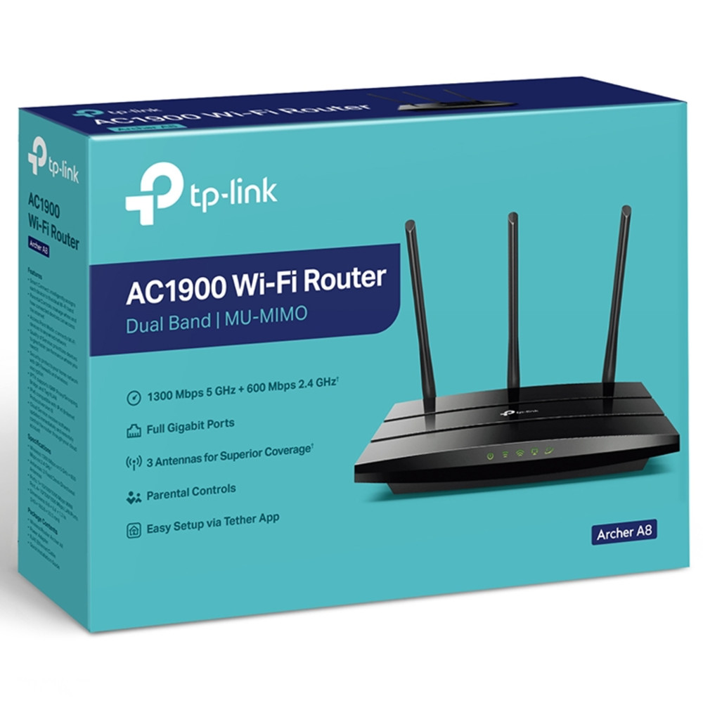 Маршрутизатор для дома TP-Link Archer A8 Archer A8(EU) - миниатюра 8