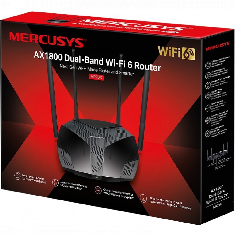 Маршрутизатор для дома Mercusys MR70X - миниатюра 8