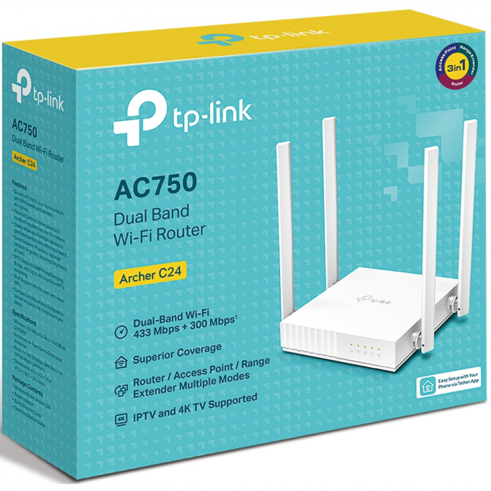 Маршрутизатор для дома TP-Link Archer C24 - миниатюра 8