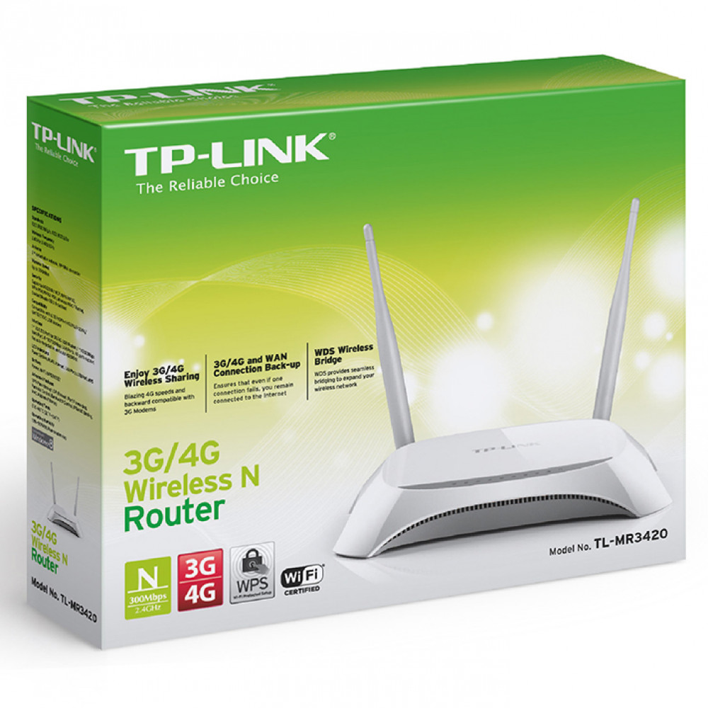 Маршрутизатор для дома TP-Link TL-MR3420 1 WAN TL-MR3420(EU) - миниатюра 8