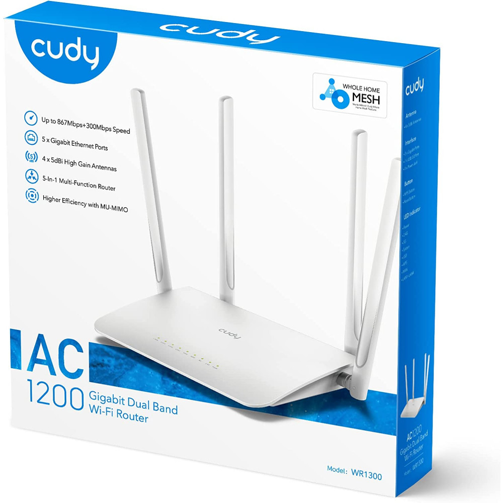 Маршрутизатор для дома CUDY WR1300 - миниатюра 8
