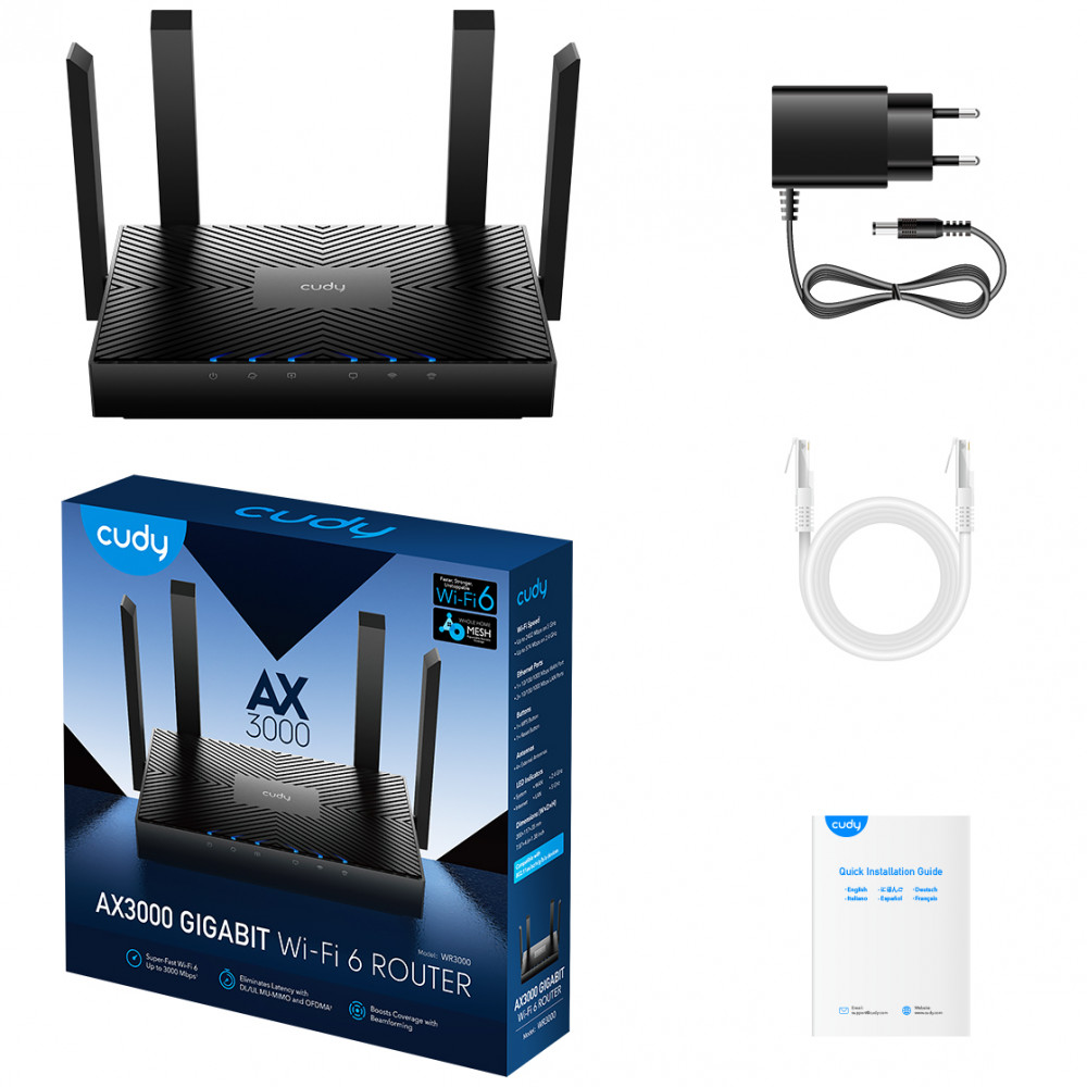 Маршрутизатор для дома CUDY WR3000 - миниатюра 8