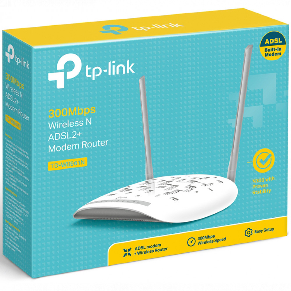 Маршрутизатор для дома TP-Link TD-W8961N TD-W8961N(RU) - миниатюра 8
