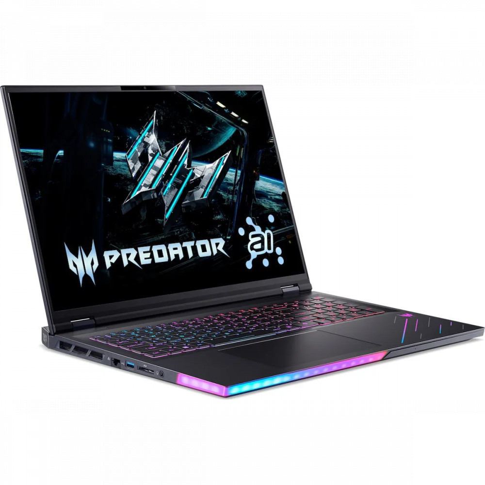 Ноутбук Acer Predator Helios 18 AI PH18-73-92VM NH.QVZER.005 18 ", 4K Ultra HD 3840x2160 (16:9), Intel, Core Ultra 9, 64 Гб, 1 ТБ, NVIDIA GeForce RTX5080 - миниатюра 6