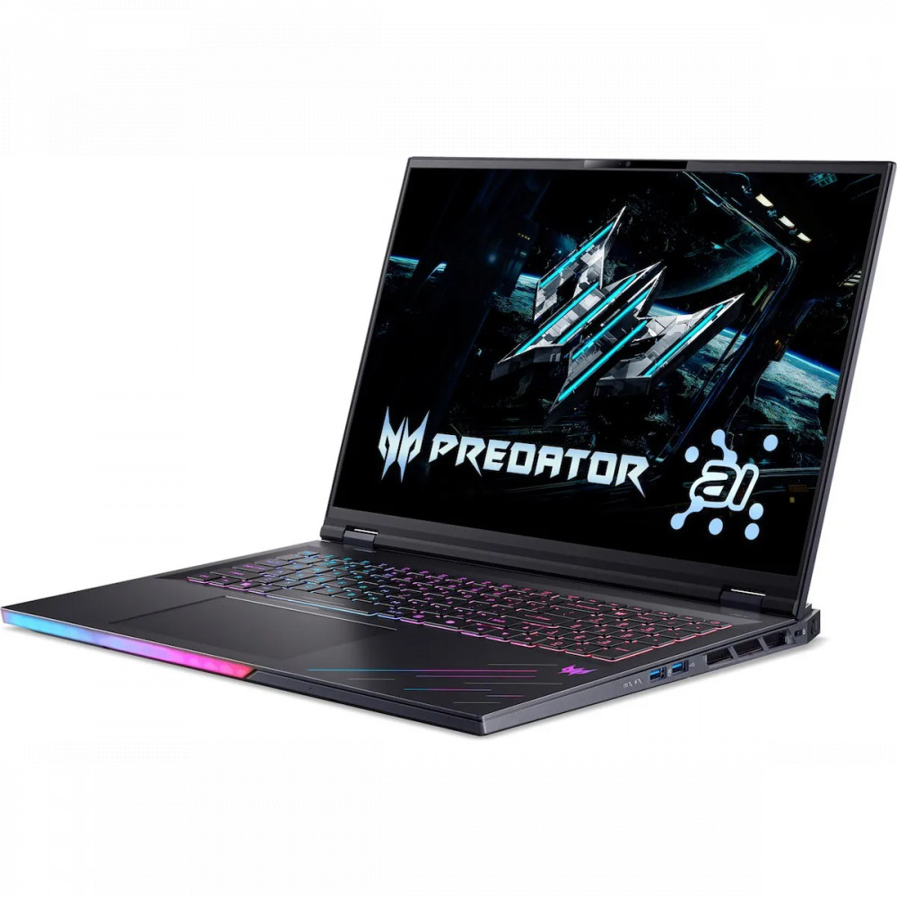 Ноутбук Acer Predator Helios 18 AI PH18-73-92VM NH.QVZER.005 18 ", 4K Ultra HD 3840x2160 (16:9), Intel, Core Ultra 9, 64 Гб, 1 ТБ, NVIDIA GeForce RTX5080 - миниатюра 8