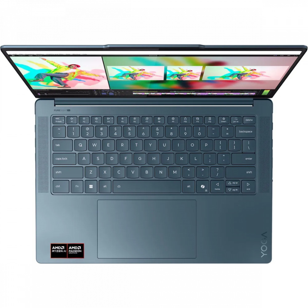 Ноутбук Lenovo Yoga Pro 7 14AKP10 83KG0013RK 14.5 ", HiDPI 2944x1840 (16:10), AMD, Ryzen AI 7, 32 Гб, 1 ТБ, Radeon 860M - миниатюра 12