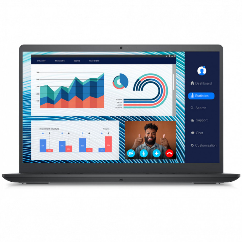 Ноутбук Dell Vostro 3420 N4340PVNB3420EMEA01_FPR 14 ", FHD 1920x1080 (16:9), Intel, Core i5, 16 Гб, 512 ГБ, Intel Iris Xe Graphics, Windows 11 Pro - миниатюра 11