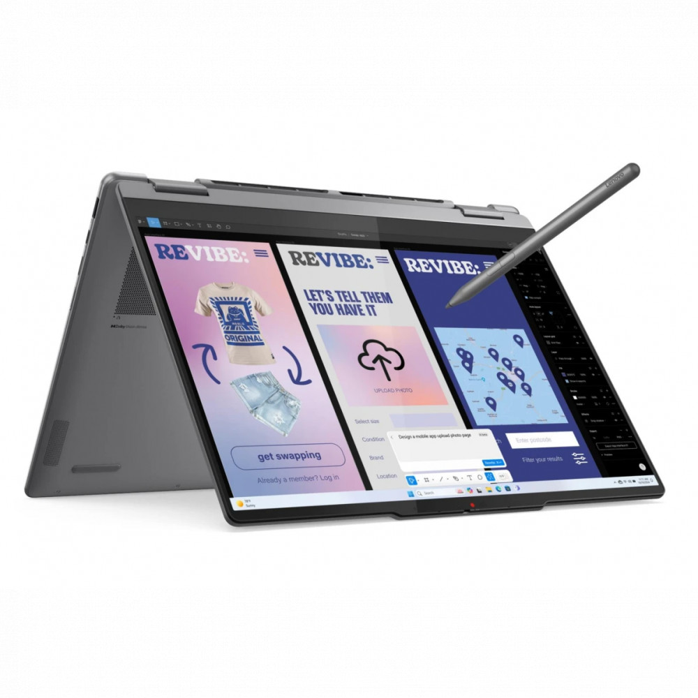 Ноутбук Lenovo Yoga 7 2-in-1 14ILL10 83JQ007YRK 14 ", WUXGA 1920x1200 (16:10), Intel, Core Ultra 7, 16 Гб, 512 ГБ, Intel Graphics - миниатюра 6