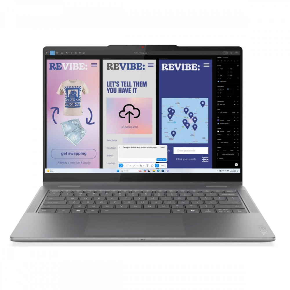 Ноутбук Lenovo Yoga 7 2-in-1 14ILL10 83JQ007YRK 14 ", WUXGA 1920x1200 (16:10), Intel, Core Ultra 7, 16 Гб, 512 ГБ, Intel Graphics - миниатюра 7