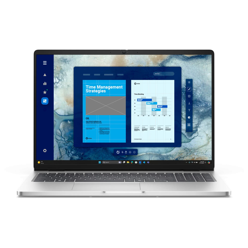 Ноутбук Dell Pro 16 PC16250 210-BQHB_107 16 ", FHD 1920x1080 (16:9), Intel, Core Ultra 7, 16 Гб, 512 ГБ, Intel Arc Graphics, Windows 11 Pro - миниатюра 7