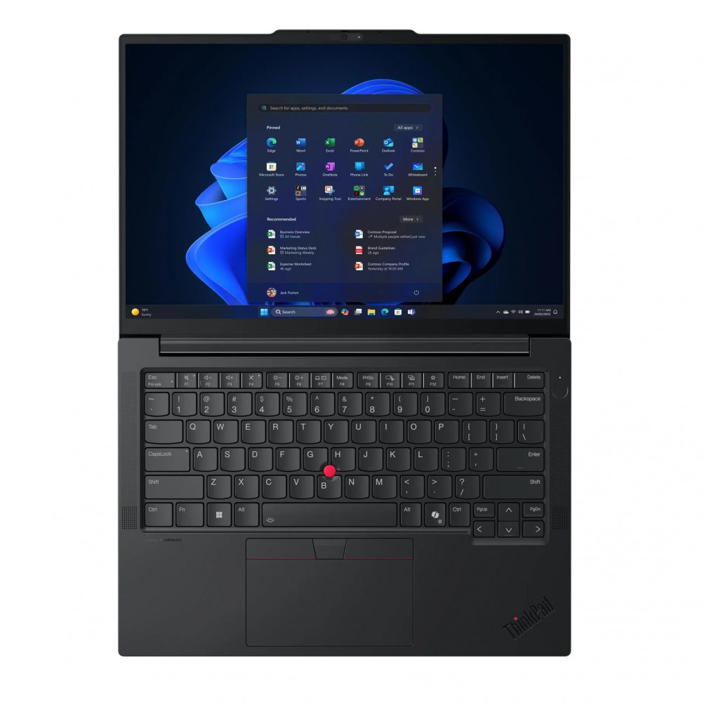 Ноутбук Lenovo ThinkPad E14 G7 21U2004NFW 14 ", WUXGA 1920x1200 (16:10), Intel, Core Ultra 5, 16 Гб, 512 ГБ, Intel Arc Graphics 130V - миниатюра 9