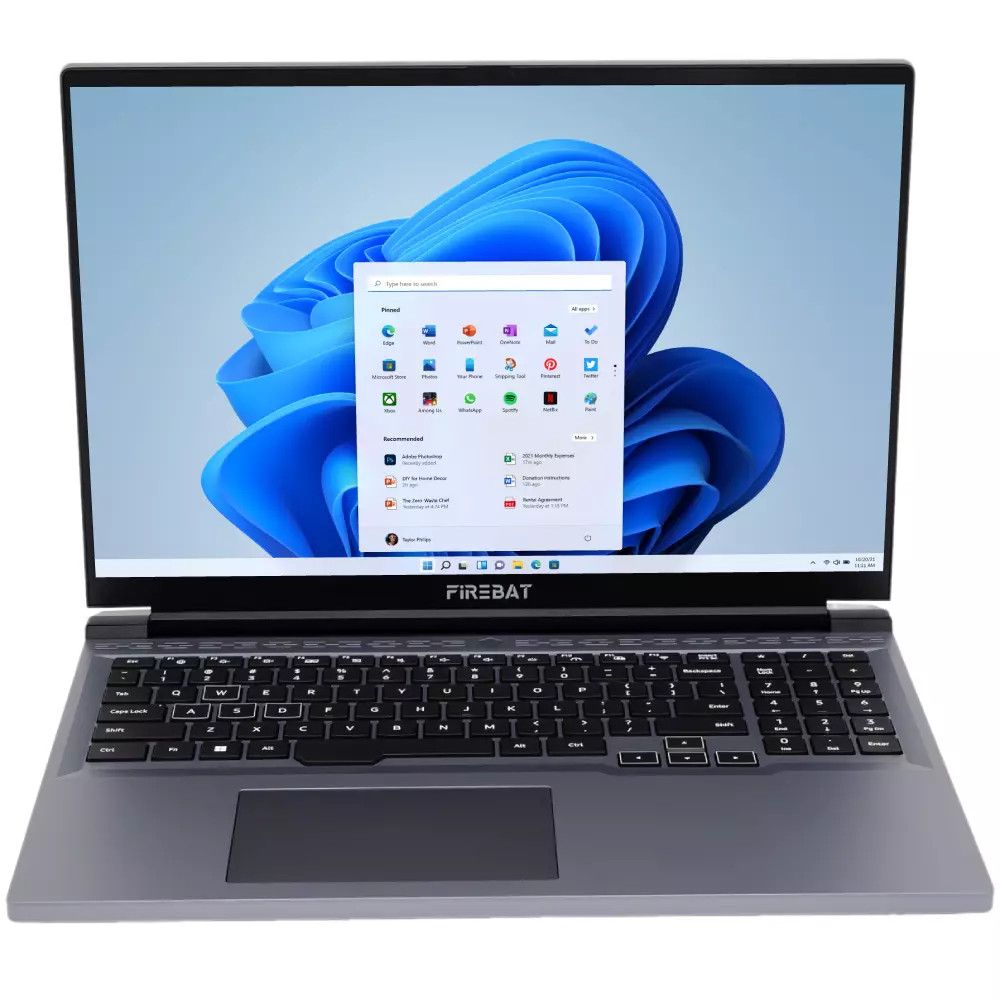 Ноутбук FIREBAT B16-5R7G16F8 16 ", WQXGA 2560x1600 (16:10), AMD, Ryzen 7, 16 Гб, 512 ГБ, nVidia GeForce RTX 4050, Windows 11 Home - миниатюра 6
