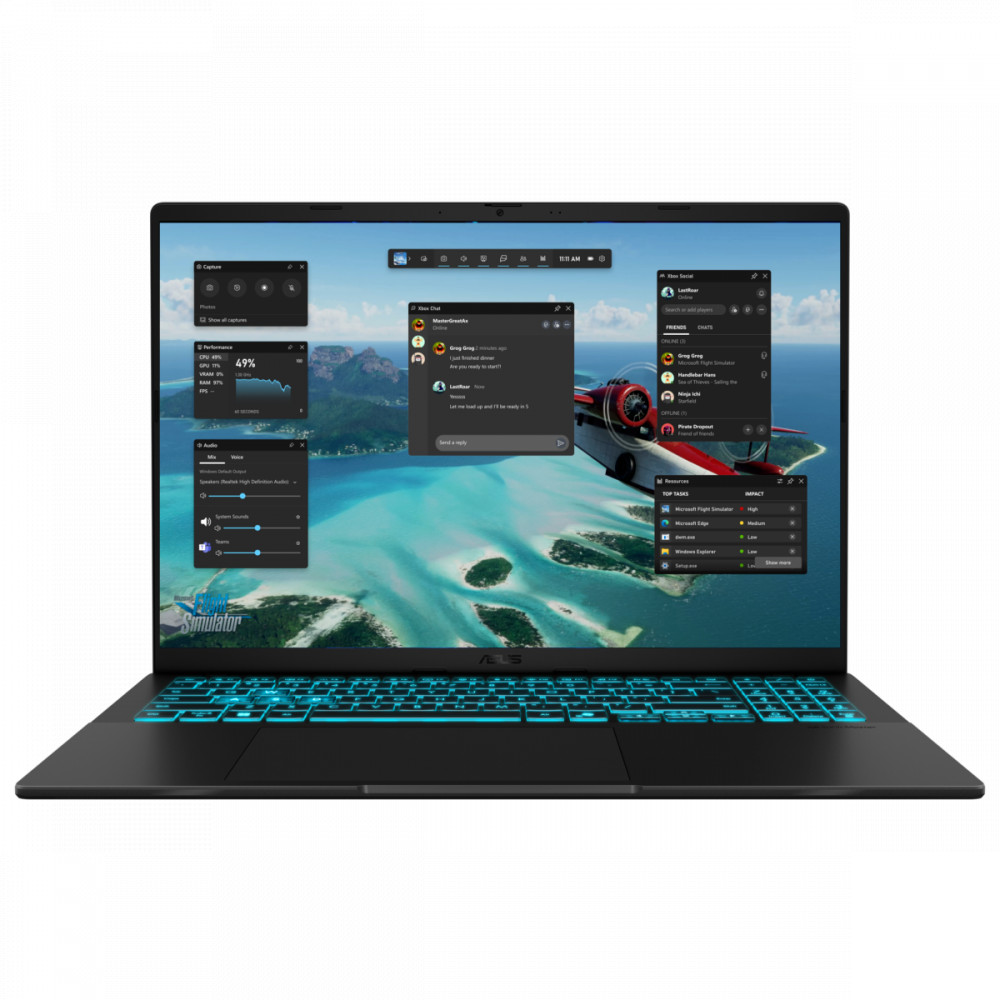 Ноутбук Asus V16 V3607VP-RP031 90NB16R1-M001M0 16 ", WUXGA 1920x1200 (16:10), Intel, Core 7, 32 Гб, 1 ТБ, nVidia GeForce RTX 5070 - миниатюра 6