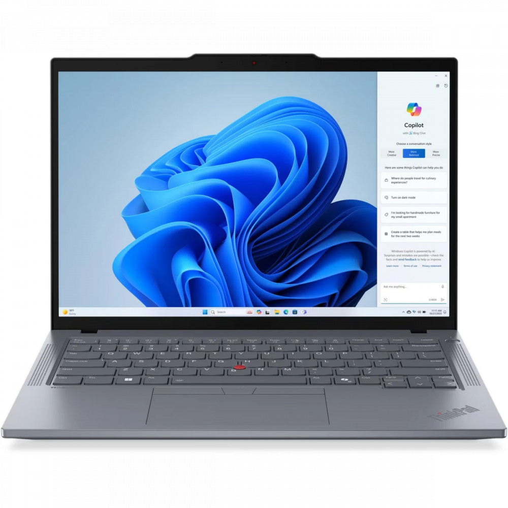 Ноутбук Lenovo ThinkPad T14 Gen 5 21ML0089US 14 ", WUXGA 1920x1200 (16:10), Intel, Core Ultra 7, 16 Гб, 512 ГБ, Intel Graphics, Windows 11 Pro - миниатюра 7