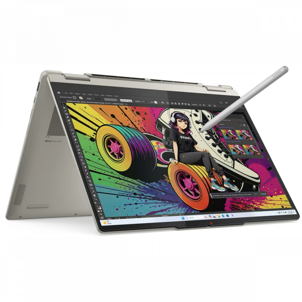 Ноутбук Lenovo Yoga 7 2-in-1 14AKP10 83JR0061RK 14 ", WUXGA 1920x1200 (16:10), AMD, Ryzen AI 7, 24 Гб, 1 ТБ, Radeon 860M, Windows 11 Home - миниатюра 6