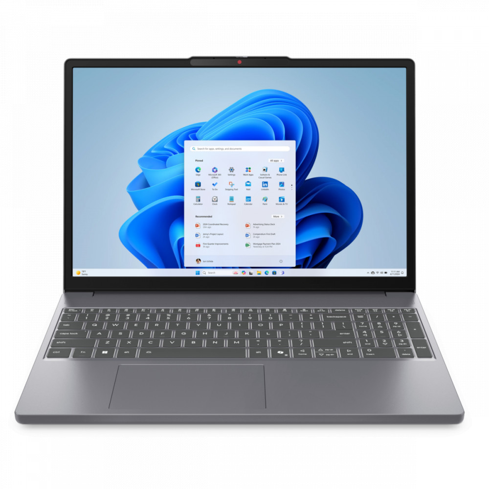 Ноутбук Lenovo IdeaPad Slim 3 15AHP10 83KA0015RK 15.3 ", WUXGA 1920x1200 (16:10), AMD, Ryzen 5, 16 Гб, 512 ГБ, Intel Graphics - миниатюра 6
