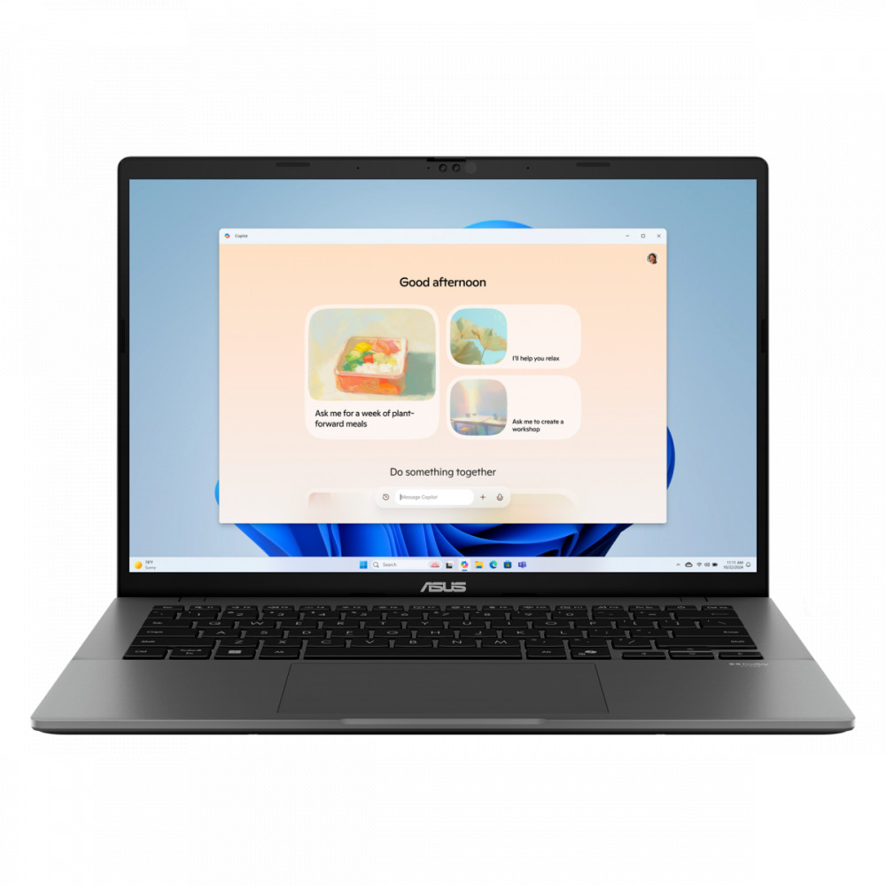 Ноутбук Asus S3407CA Vivobook S14 Matte Gray 90NB16J2-M00A30 14 ", WUXGA 1920x1200 (16:10), Intel, Core Ultra 7, 32 Гб, 1 ТБ, Intel Graphics - миниатюра 7