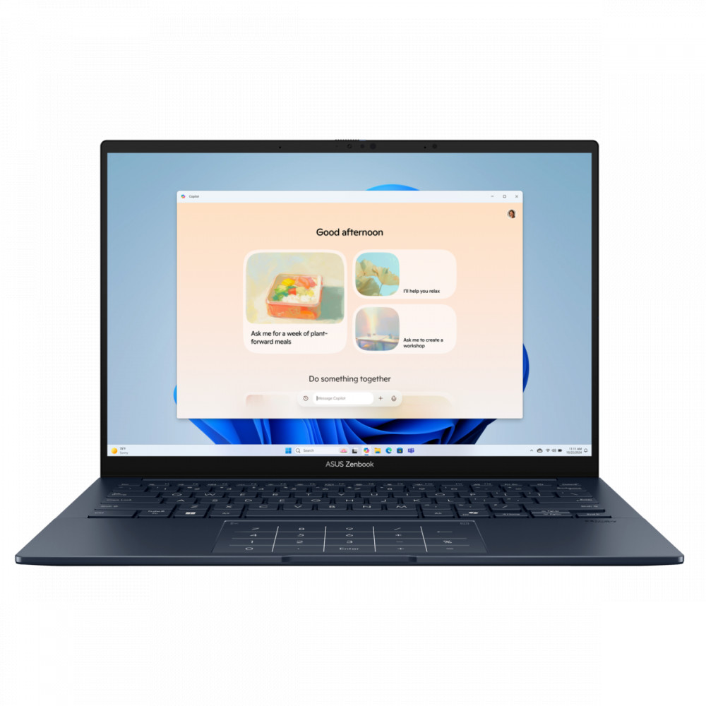 Ноутбук Asus UX3405CA Zenbook 14 Ponder Blue 90NB14W1-M01PP0 14 ", WQXGA+ 2880x1800 (16:10), Intel, Core Ultra 7, 16 Гб, 1 ТБ, Intel Graphics - миниатюра 7