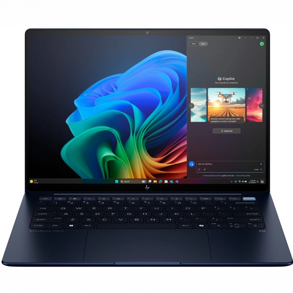 Ноутбук HP EliteBook Ultra G1i 14 B66W6AT 14 ", WQXGA+ 2880x1800 (16:10), Intel, Core Ultra 7, 32 Гб, 1 ТБ, Intel Graphics, Windows 11 Pro - миниатюра 7