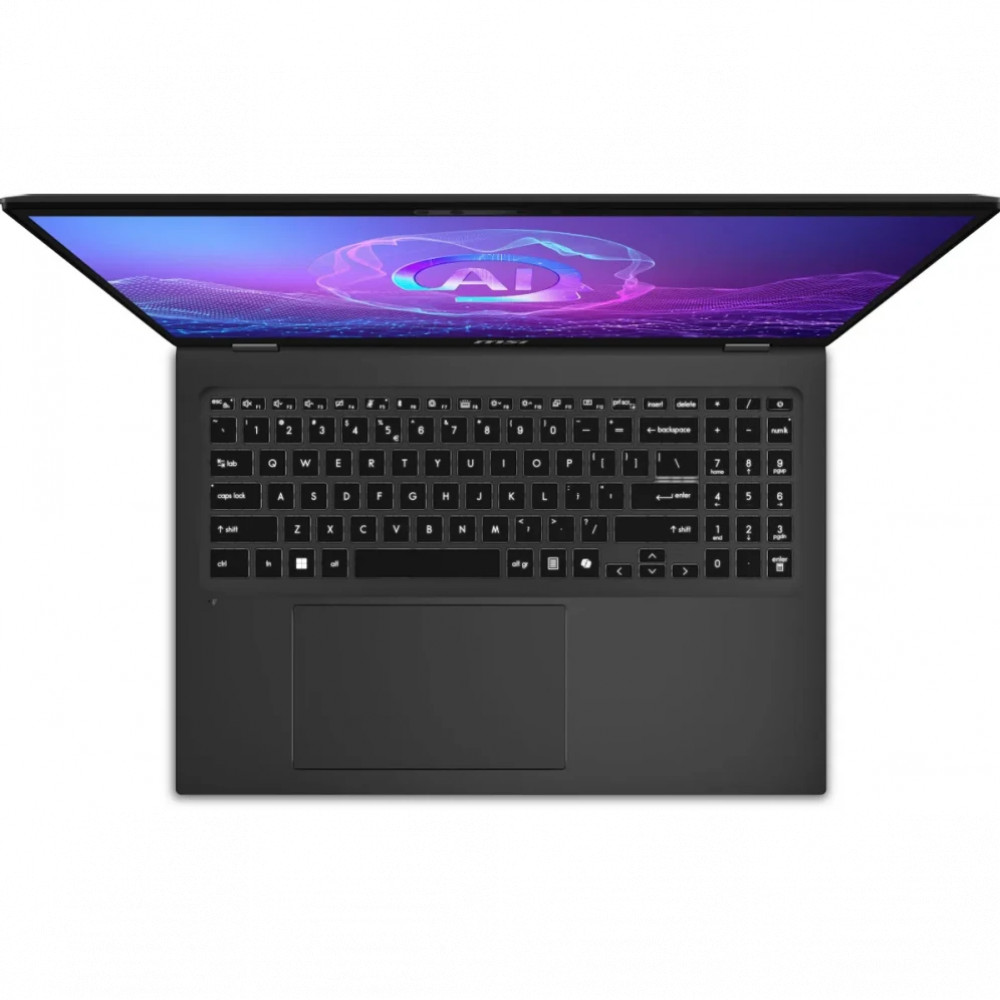 Ноутбук MSI Prestige 16 AI+ Evo B2VMG-033RU 9S7-15A331-033 16 ", WQXGA 2560x1600 (16:10), Intel, Core Ultra 7, 32 Гб, 1 ТБ, Intel Graphics, Windows 11 Home - миниатюра 9