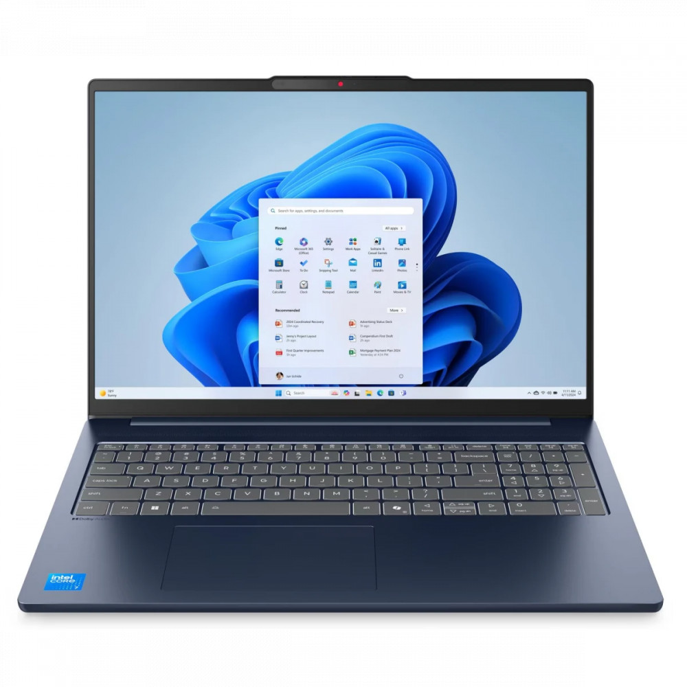 Ноутбук Lenovo IdeaPad Slim 5 16IRH10R Cosmic Blue 83J1002KUS 16 ", WUXGA 1920x1200 (16:10), Intel, Core 7, 16 Гб, 1 ТБ, Intel Graphics, Windows 11 Home - миниатюра 7